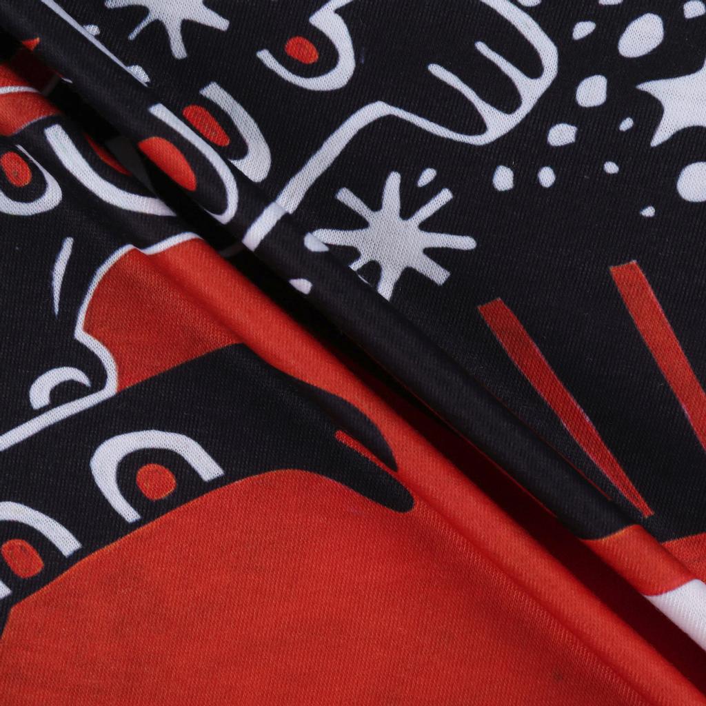 Men's Summer Casual 3D Printed Short Sleeve Round Neck Top T-shirt Blouse