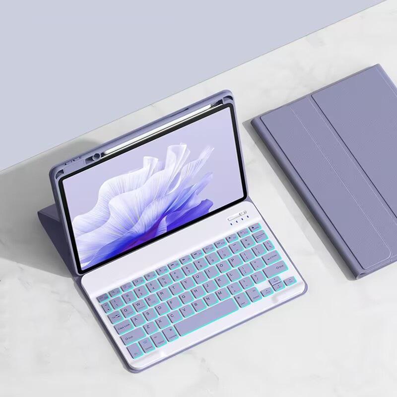 Compatible Bluetooth Keyboard Case for Honor Tablet X8a/X9 DNL-W09/Matepad SE 11 with Pen Slot