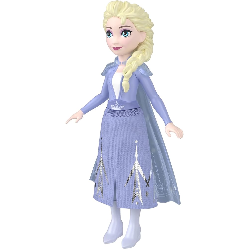 Mattel Disney Frozen Elsa Mini Doll Dress-Up Toy 3 Years and Up