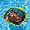 Swimming Pool Leaf Skimmer Net with Extendable Aluminum Handle Pool Cleaning Tool for Shallow Water Debris Removal Durable Mesh Net