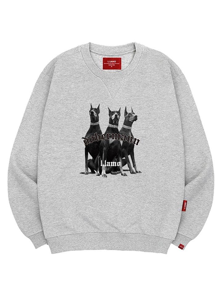 Ellamo Doberman Sweatshirt Unisex Big Size S~4Xl (Type A)