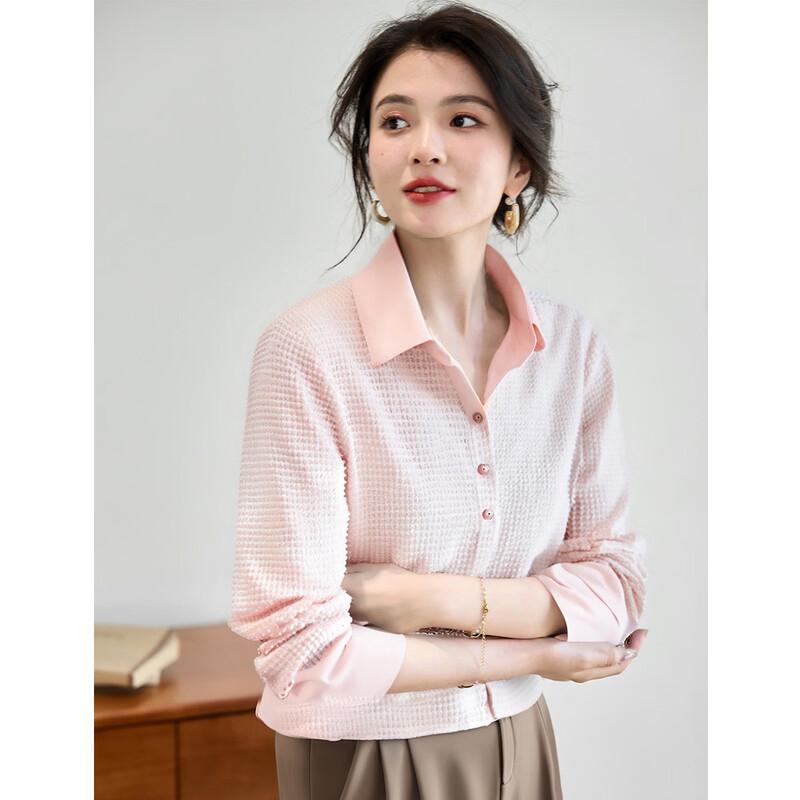 ORIGIN Casual Printed Long Sleeve Cardigan Shirt M