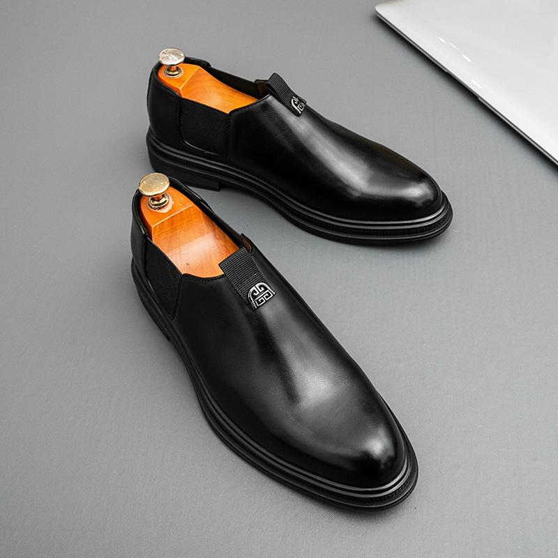 

2025 new simple foreign trade large size foot small leather shoes men s trend casual 46 large size trend 38