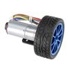 DIY Encoder Gear Motor with Mounting Bracket 65mm Wheel Kit for Smart Car Robot DC6V