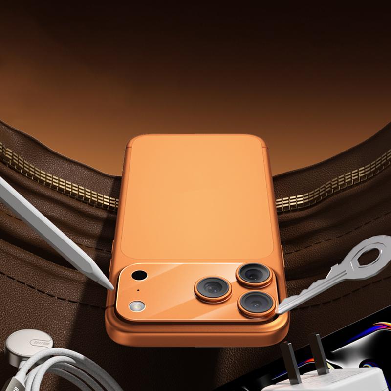 Metal Tempered Glass Camera Lens Protector Film Cover for iPhone 17 Air 17 Pro Max 17Pro One Piece Frosted Armor Lens Film Phone Accessory