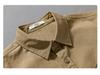 Men's Retro Long-Sleeve Casual Shirt: Simple Solid Color, All-Match Style
