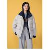 Winter New Loose Casual Versatile Contrasting Color Cotton Clothes Commuting Warm Down Cotton Clothes Jacket