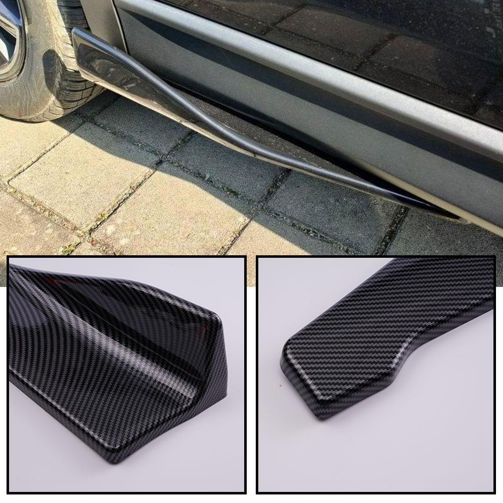 1 Pair Universal Car Rear Bumper Lip Trim Protector Car Side Skirt Cover Car Corner Bumper Guards with Screws
