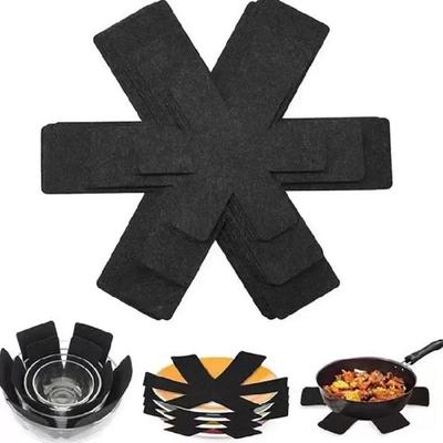 Set of 10 Felt Kitchens Table Mat Protects Countertops From Scratches Nonslip Pot Pan Protectors Separators for Stacking