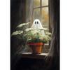 Dark Academia Flowers Ghost Woods Pumpkins Vintage Posters Prints Canvas Painting Wall Art Picture Gothic Halloween Spooky Decor