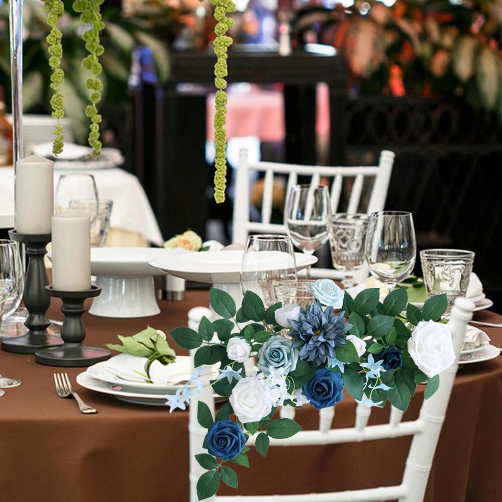 Umělé květinové lup květiny růže fotografování rekvizity Olivové listy opěradlo židle