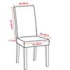 Printed Chair Slipcover Removable Stretch Seat Cover Retro Chair Cover  Restaurant Use