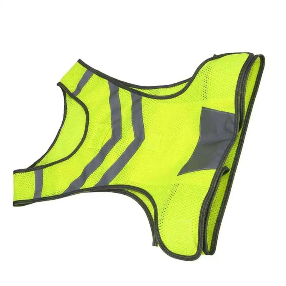 with Storage Bag Reflective Safety Jacket Night Warning Motorcycle Safety Jacket  Men Workwear