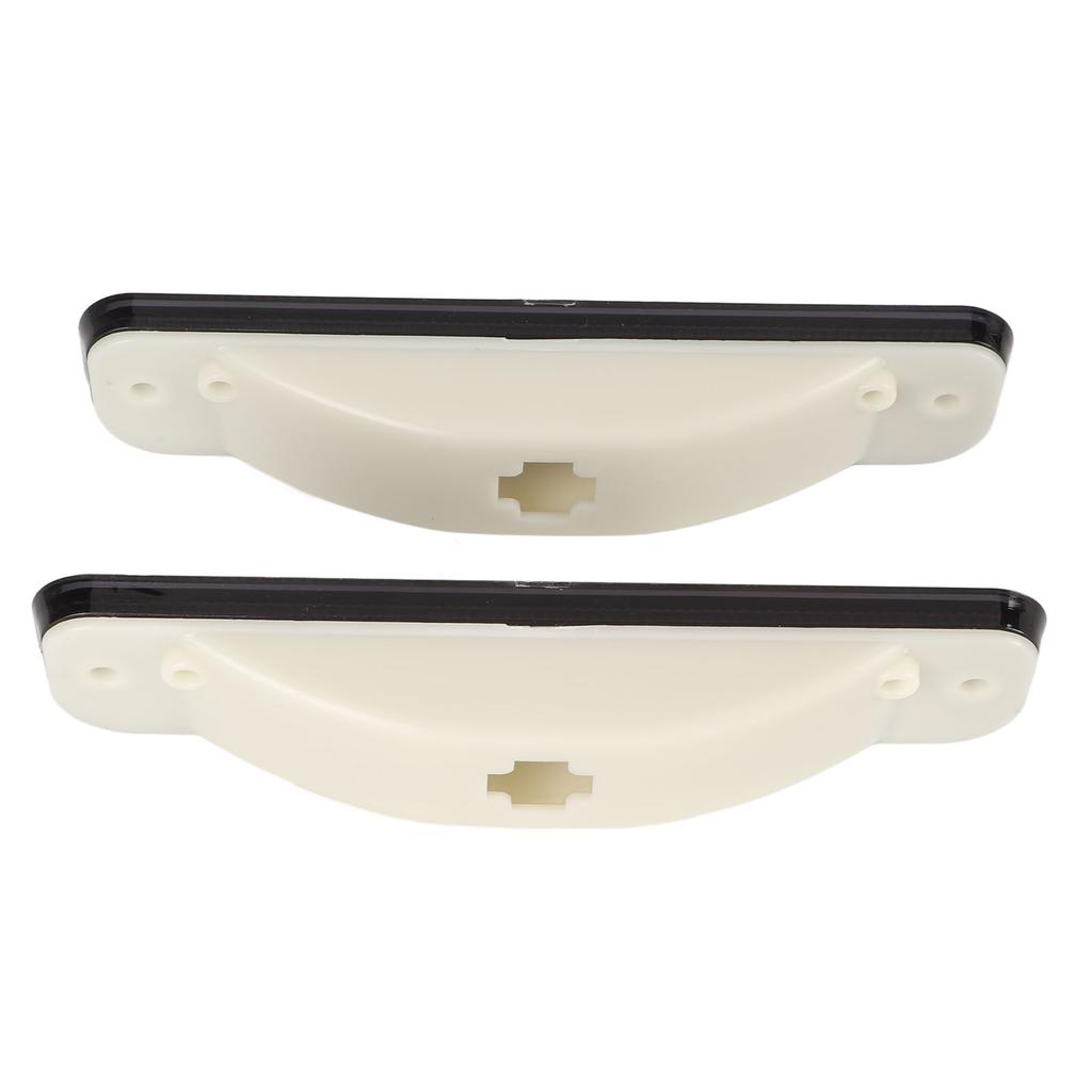 Pair Front Signal Side Marker Light Cover Lens 6270434 Replacement for Pickup Truck 1973‑1980