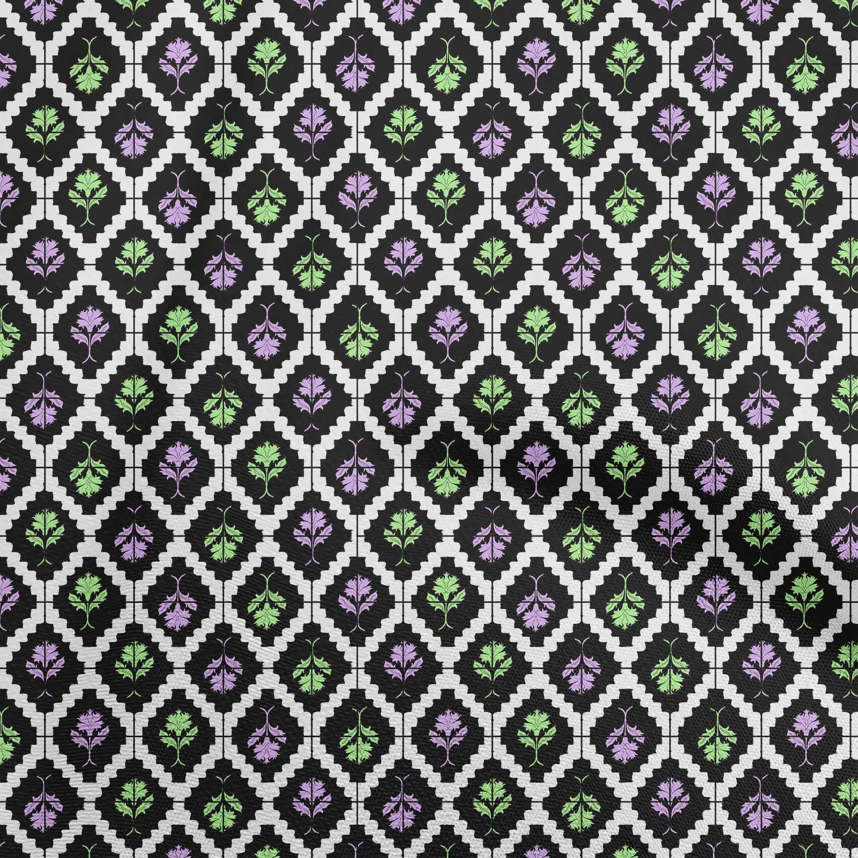 

OneOone Бавовняна гнучка коричнева тканина Азіатська плитка Традиційне шиття з квітами Ремісничі проекти Принти на тканині 40 дюймів 42 Inch Wide - Viscose Chiffon кольору морської хвилі