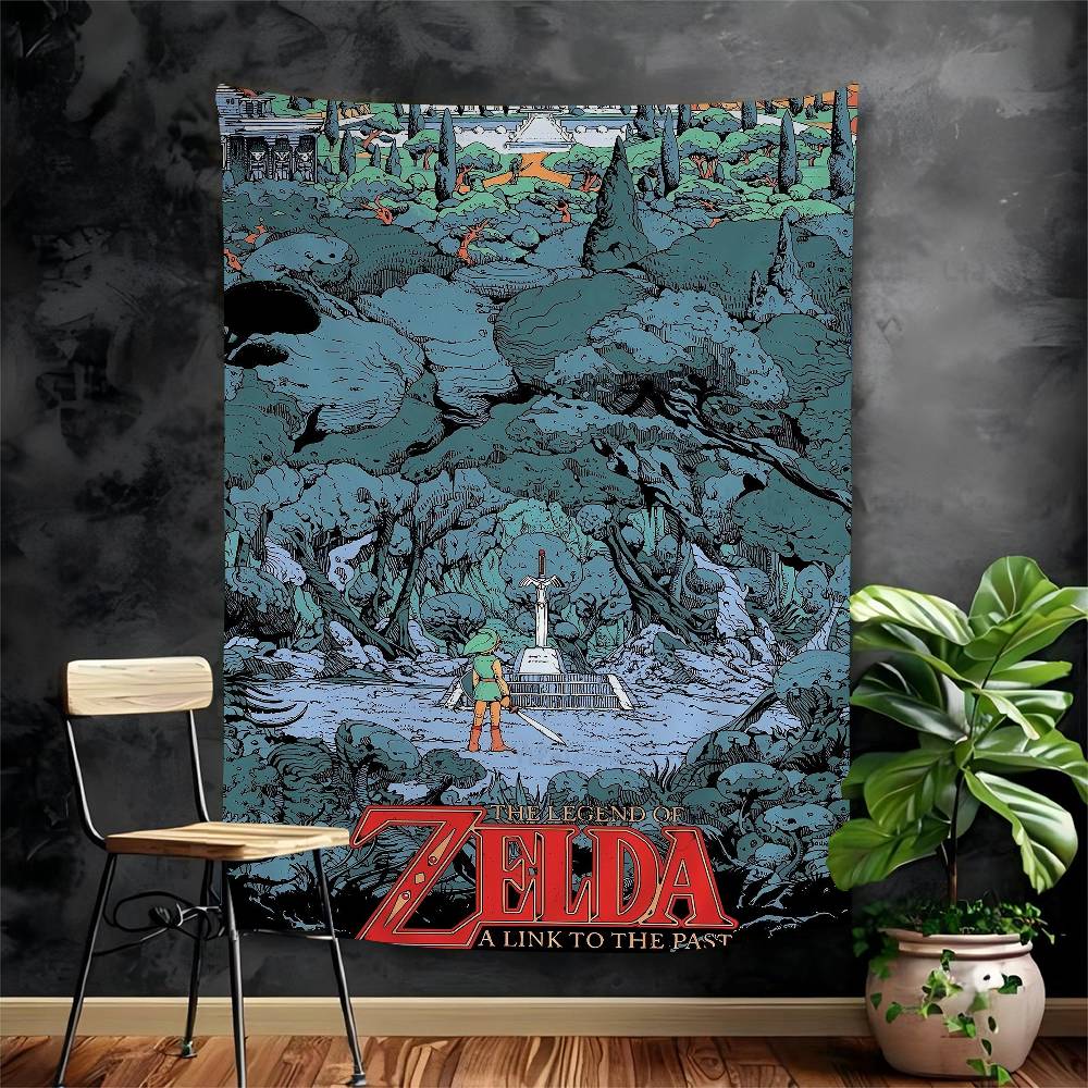 Legend Video Game Zeldas Link Printed Large Wall Tapestry Cheap Hippie Wall Hanging Bohemian Wall Tapestries Mandala Home Decor