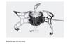 Biwei Portable Outdoor Gas Stove - Split-Type Camping Cookware for Picnics