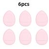 6 Pièces Mini Applicateur Doigt Fond de Teint Petit Coussin d'Air Éponge Poudre Correcteur Visage BB Crème Applicateur Cosmétique Outils Maquillage