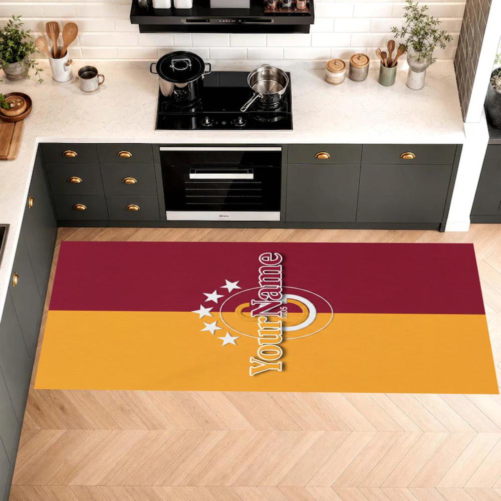 Galatasaray Customize Your Name Kitchen Rug Runner Rug Laundry Mat Hallway Entryway The Best Gift Choice