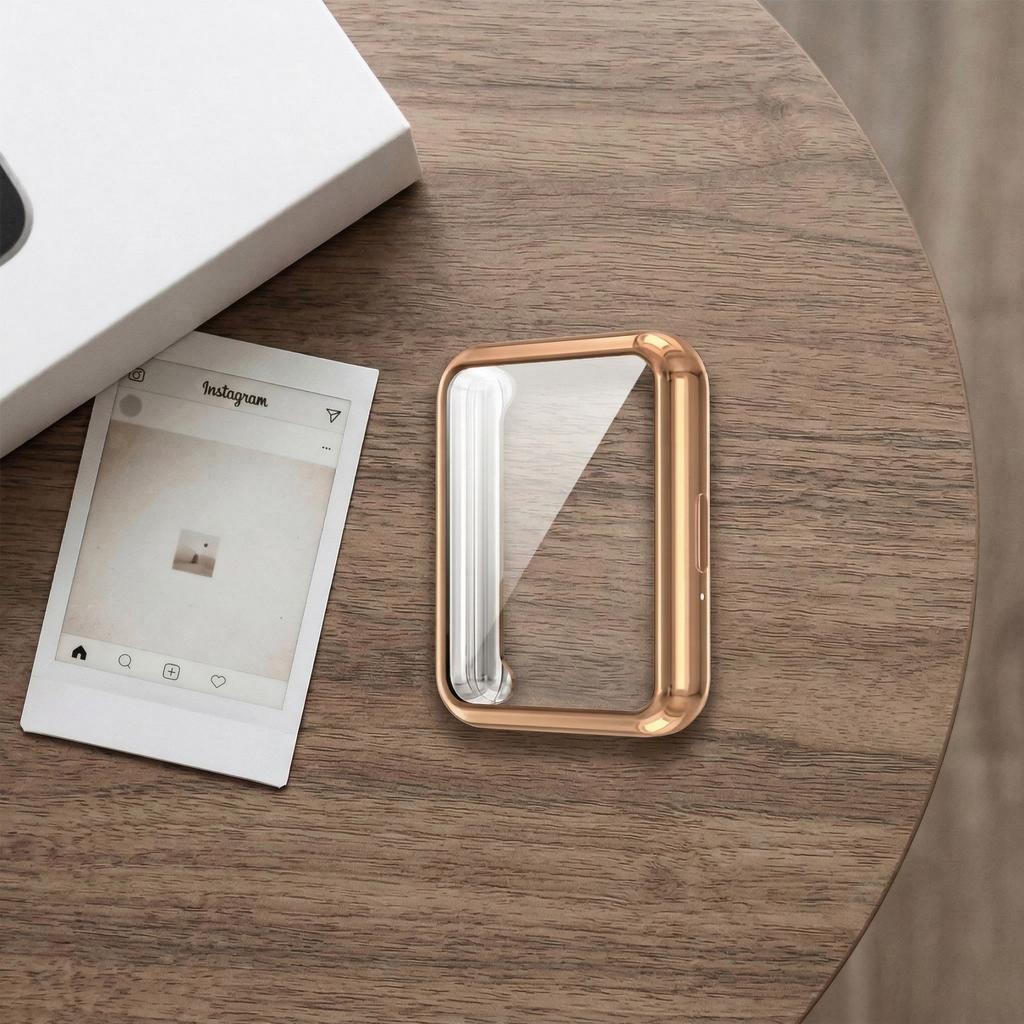Θήκη Προστασίας για HUAWEI Band 11 Αξεσουάρ Πλήρης Κάλυψη Σκληρό Πλαίσιο Bumper από TPU Κάλυμμα Καλύμματος από Σκληρυμένο Γυαλί για θήκη huawei smart band11
