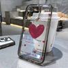 Simple English Love Applies To iPhone17promax Space Phone Case Apple 16 Transparent 15/14 Fine Hole X