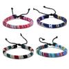 12Pcs Handmade Woven Bracelets Accessory Colorful Braided Bracelet Unique Wrist Chain for Layering or Single Wear