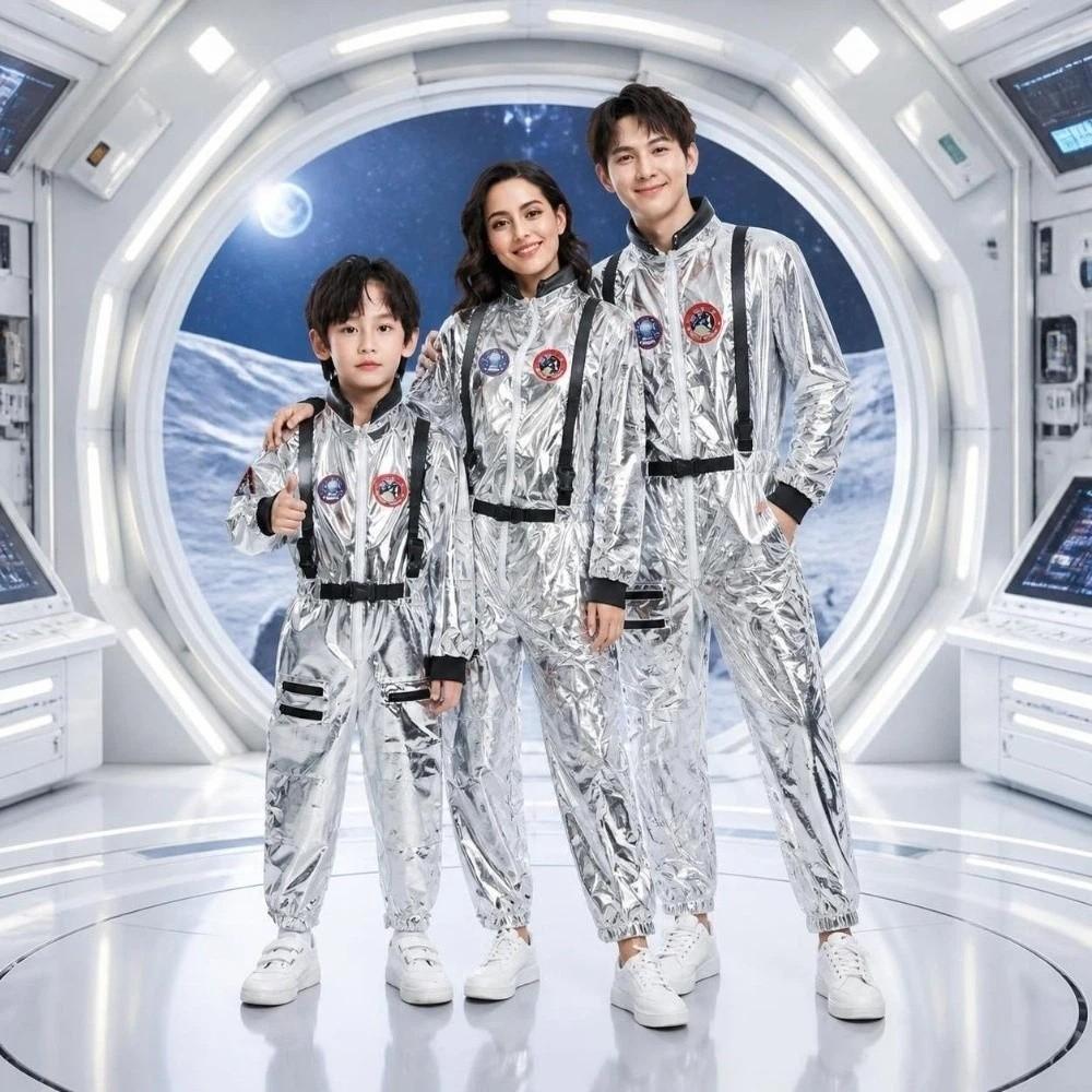 Jumpsuit Style Spacesuit Fancy Dress Cosplay Costume Kids Space Suit Dress Up