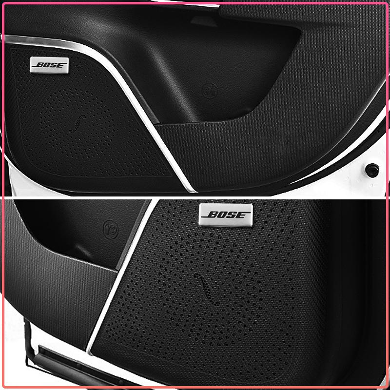 Badge Logo Lettere BOSE alluminio 3D adesivo per autoradio auto Per BMW M Renault Toyota Ford Skoda Opel Mitsubishi Hyundai Tesla