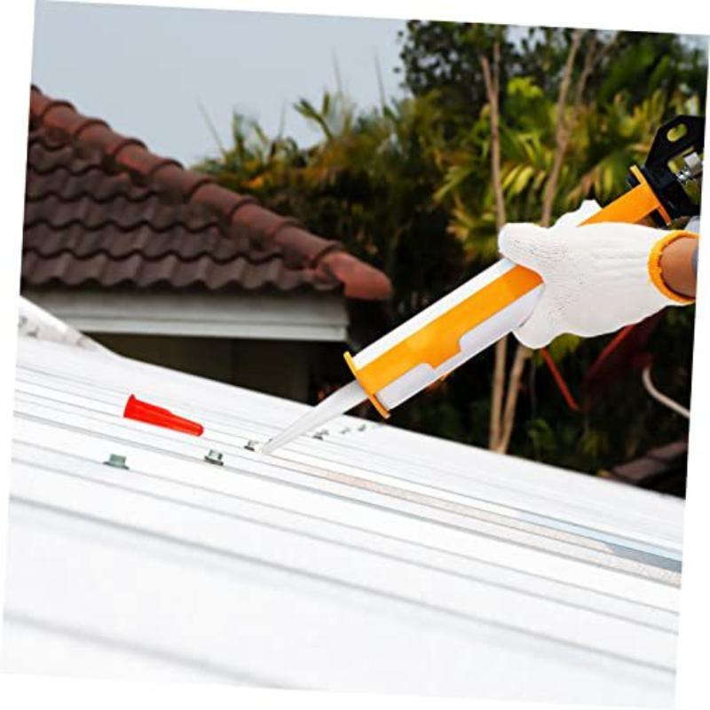 10/20Pcs Caulk Nozzle Glass Glue Tip Sealant Applicator Nozzle Plastic Sealant Nozzles For Window Tile Seam Construction Repair