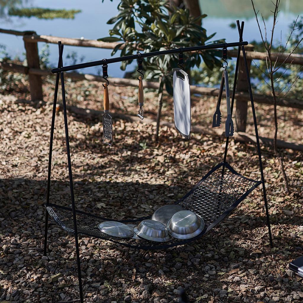 Universele Autonet Opbergvak 4 Haken Rolbaar Draagbaar Nylon HDPE voor Auto SUV Kofferbak Achterbank RV Camper Kamperen