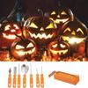 Hot Sale 7Pcs set Halloween Pumpkin Carving Knife Sets Pumpkin Lantern DIY Carved Tools Pottery Tools Pumpkin Cutting Hand Tools