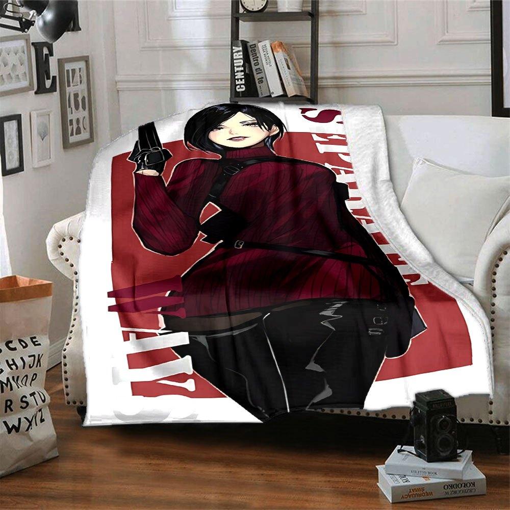

1pc Resident Evil-5 Blanket Soft Warm Throw for Home, Office, Travel - All Season Cozy Bedding Gift, Office Cozy AccessoryB36 80cmx120cm(31inx47in)