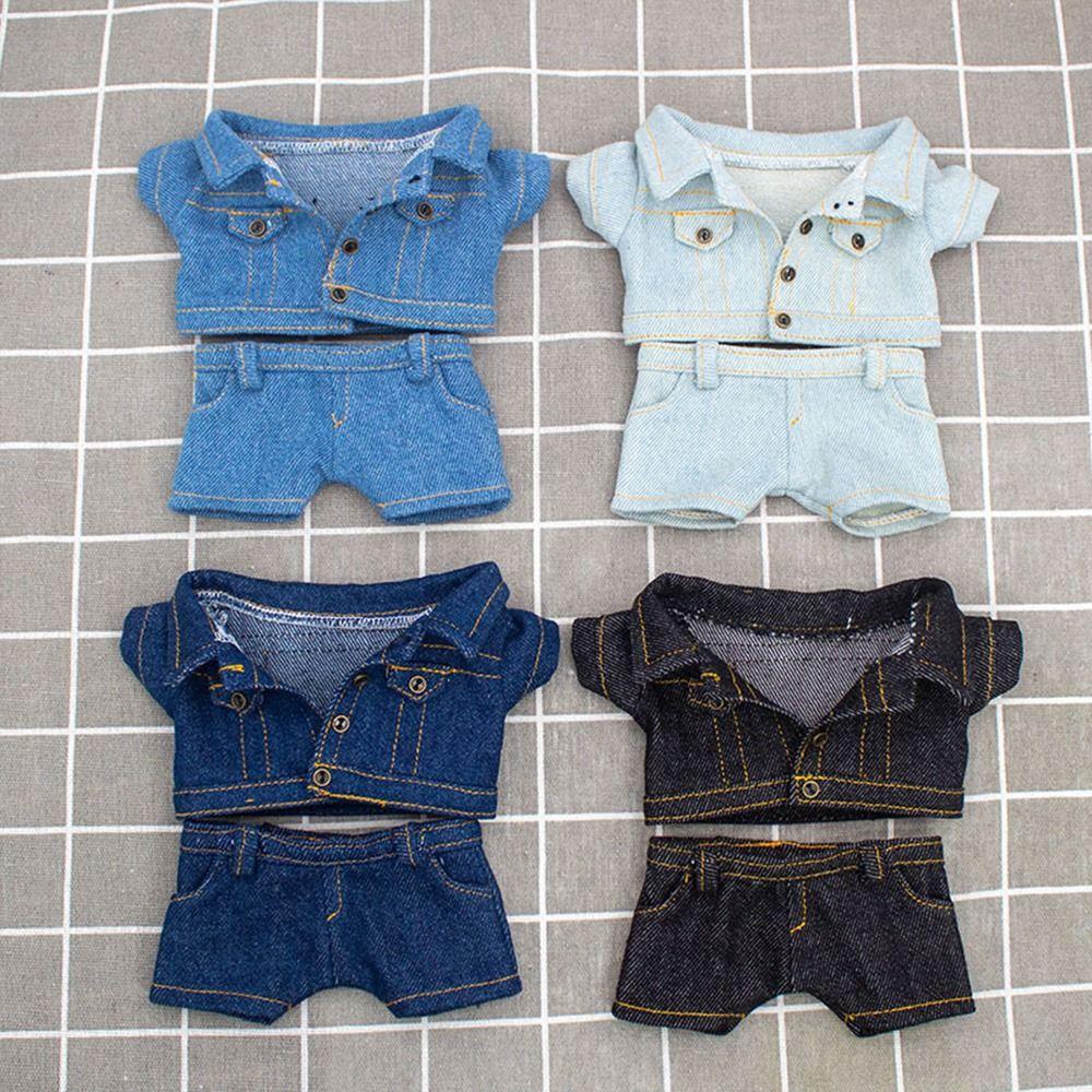 Vêtements Décontractés Jeans 15cm/20cm Poupée Jeans Vêtements Jeans 15cm/20cm Vêtements de Poupée Mode Veste en Coton