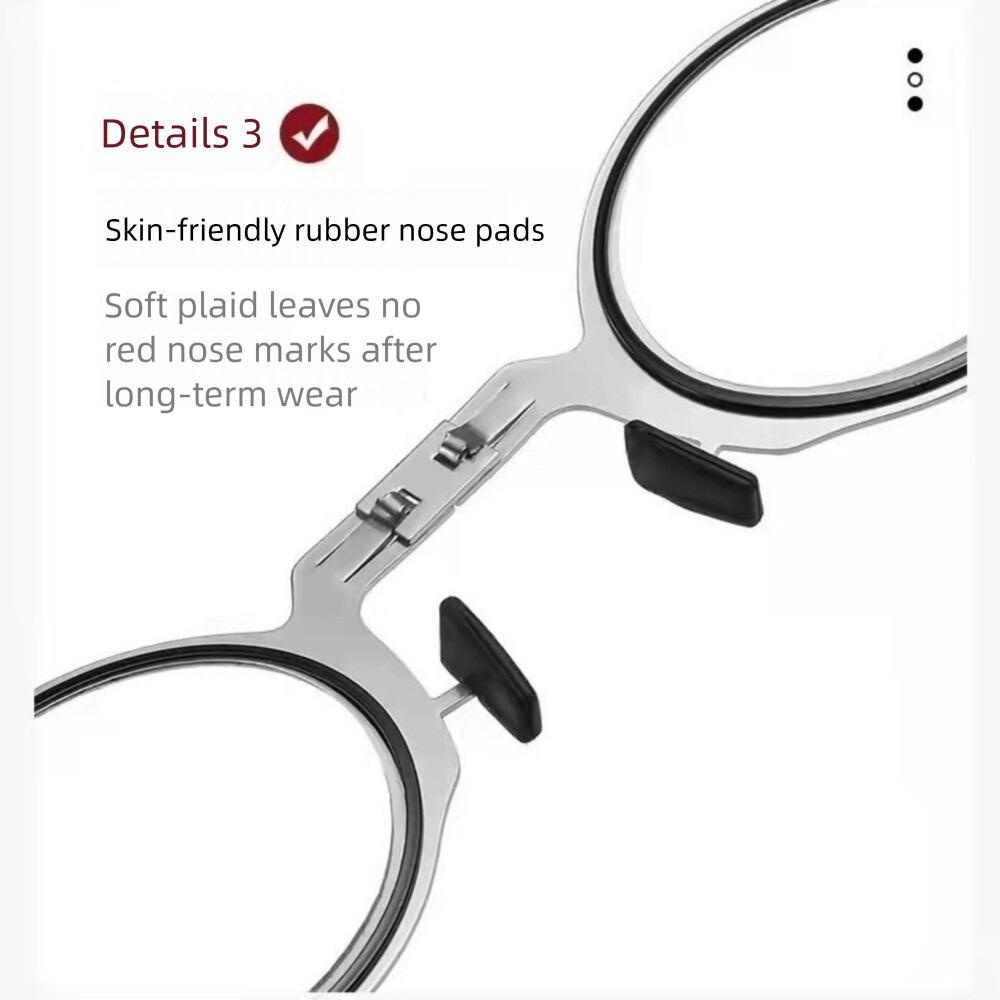 2025 Foldable, Anti-Blue Light Radiation, High-End Reading Glasses Ultra-Light Convenient Glasses, High-Definition,