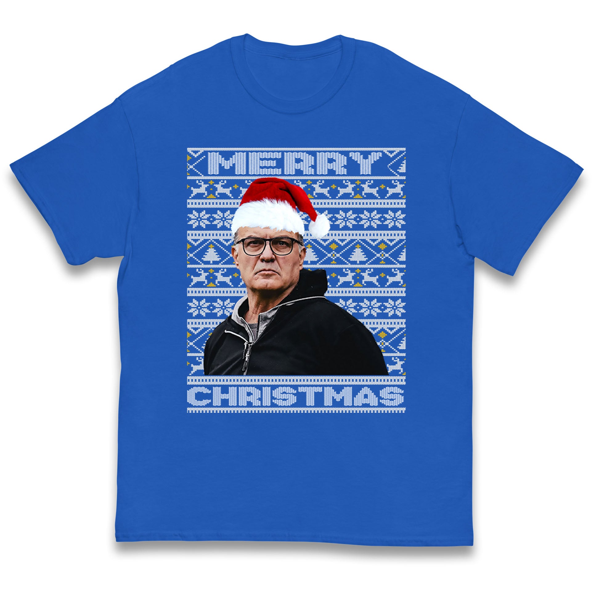 Marcelo Bielsa Christmas Kids T Shirt Leeds United FC Top 160