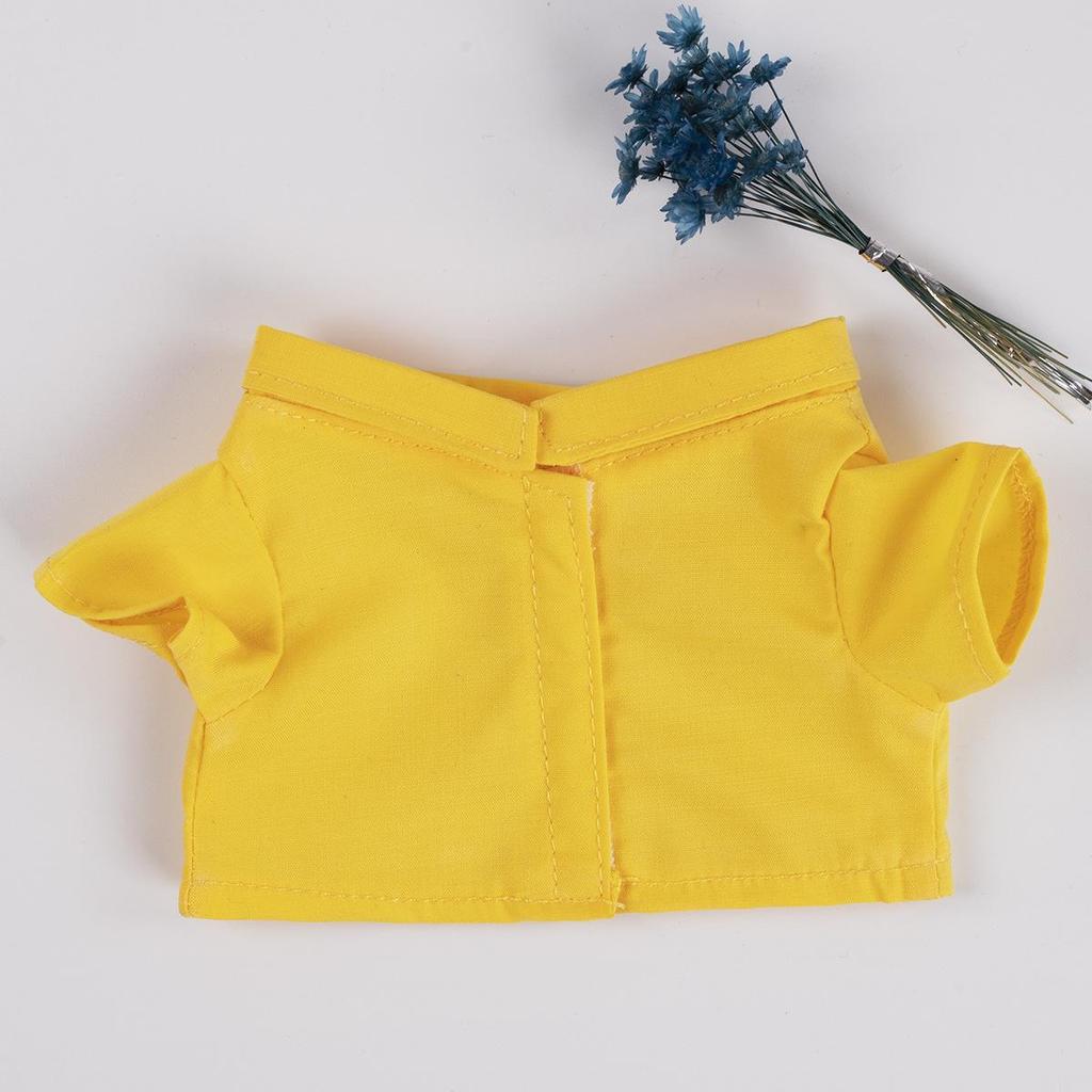 10cm/20cm Doll Cotton Color Block Blouse & Shirt Suit