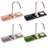 Kitchen Sink Faucet Mat Foldable Silicone Sink Splash Guard 6 Degrees Slope Bathroom Kitchen Countertop Water Draining Mat with Button