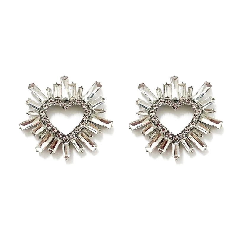 

Good-1 Pair Women Shoes Clips DIY Jewelry Rhinestones Crystal Decorations Shoe Buckle