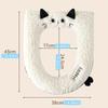 Warm Toilet Seat Cover Soft Toilet Seat Cushion Cartoon Universal Toilet Mat  Bathroom Use