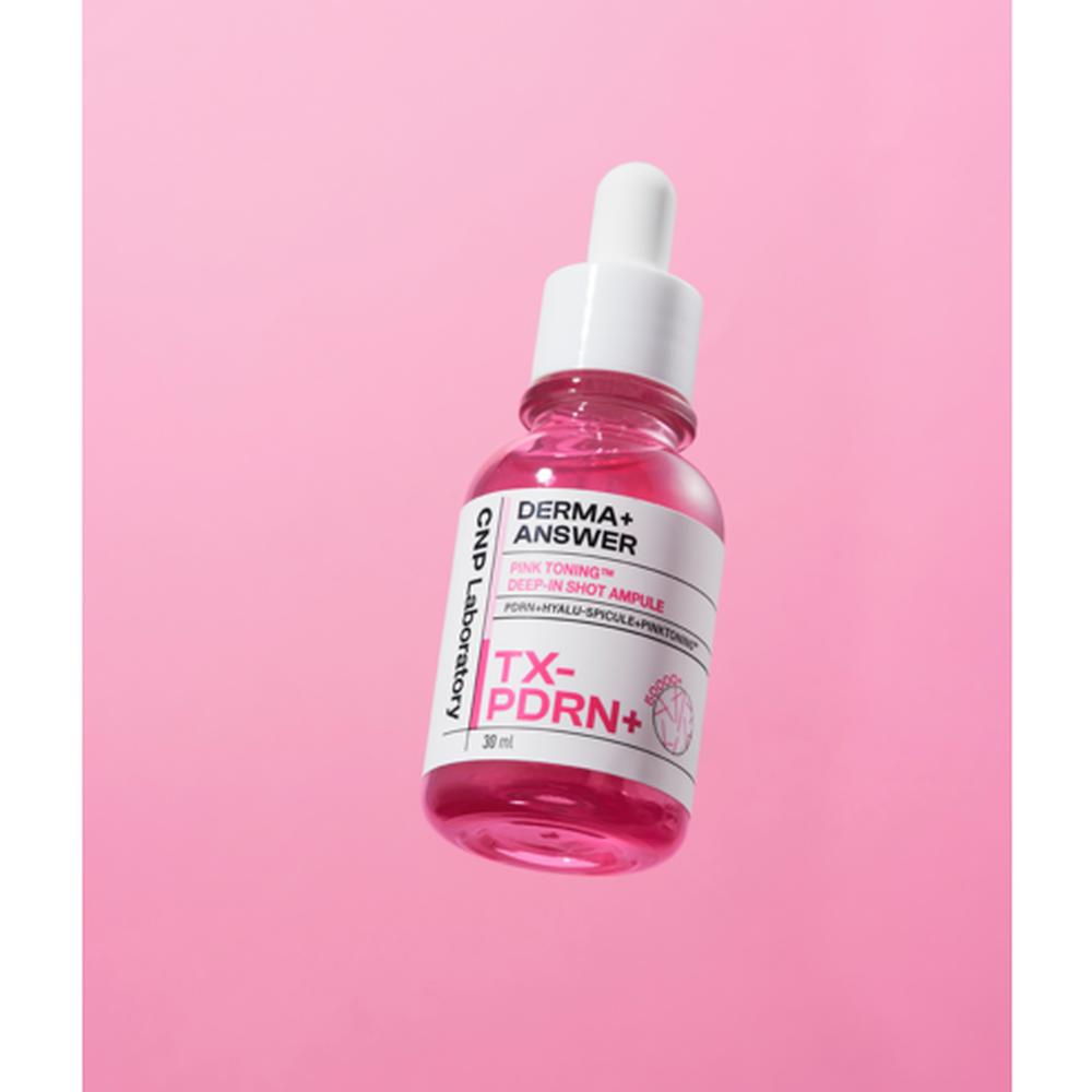 CNP LABORATORY Pink Toning Deep In-Shot Ampoule 30ml – Brightening & Tone Up Care, Korean
