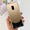 For Samsung A8 2018 Case A8 Plus Cover SM-A530F SM-A730F Fundas Fashion Butterfly Marble Soft Bumper For Samsung A8+ 2018 Hoesje