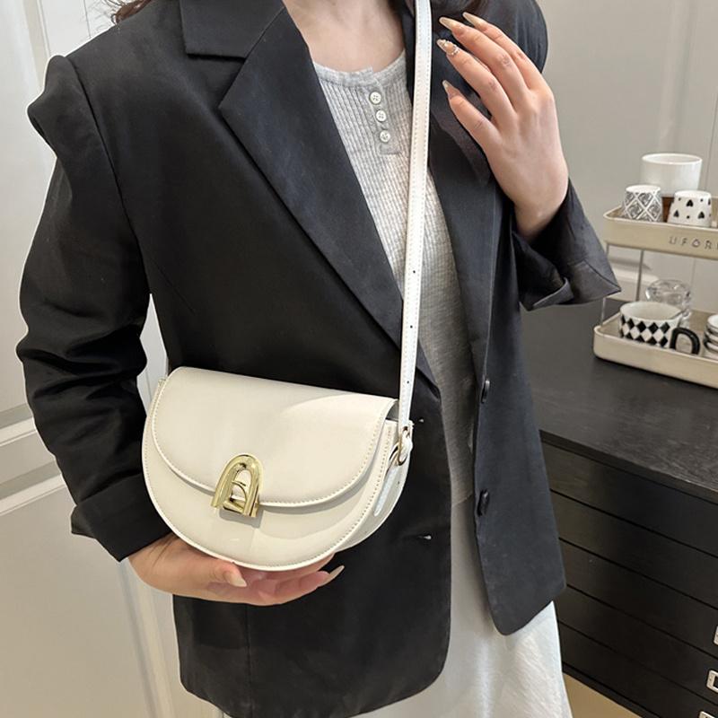 Retro Commuting Handbag Women High-end Saddle Bags Casual Versatile Single Shoulder Crossbody Bag For Daily Use CLE