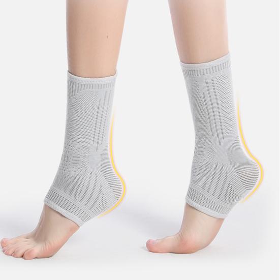 1Pc Outdoor Sports Ankle Brace Windproof Warm Compression Ankle Sleeve Support Heel Brace for Achilles Tendonitis Plantar Fasciitis