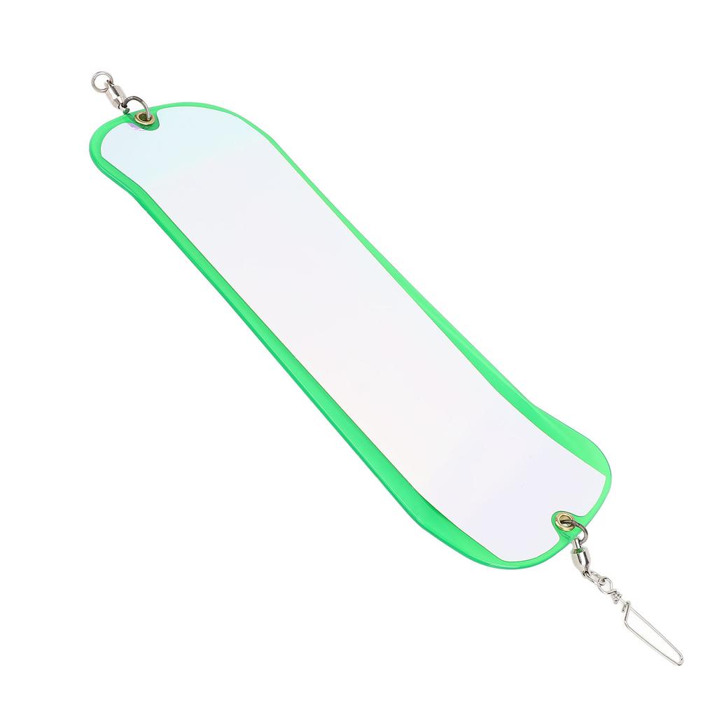 Fishing Flasher ABS Underwater Double Sided Luminous Swivel Diving Board Flasher for Sea Fishing