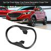 1pc Car Front Water Cup Frame Decoration Cover Trim for MG ZS 2017 2018 Carbon Fiber