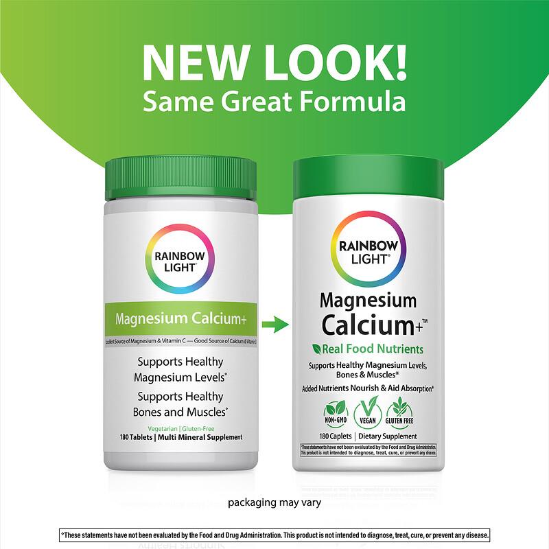 Magnesium Calcium+™, 180 Caplets
