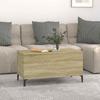 819591 vidaXL Table basse Chêne sonoma 90x44,5x45 cm Bois d'ingénierie
