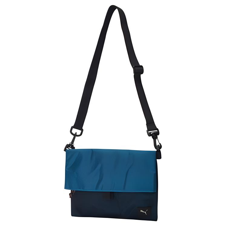 Puma Energy Sacoche Simple Classic Fabric Shoulder Bag Unisex Shoulder Bag Dark-Blue 076846-02 Dark Blue