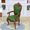 Vintage Chair Toy Figure Model Realistic Vintage Realistic Doll House Pretend Girls Gift Realistic Victorian Chair