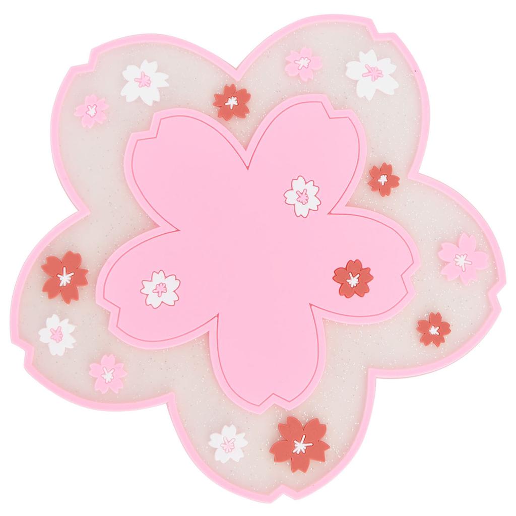 Flower Pattern Coasters Heat Insulation Coaster AntiSlip Cup Mats Tabletop Protection Prevent